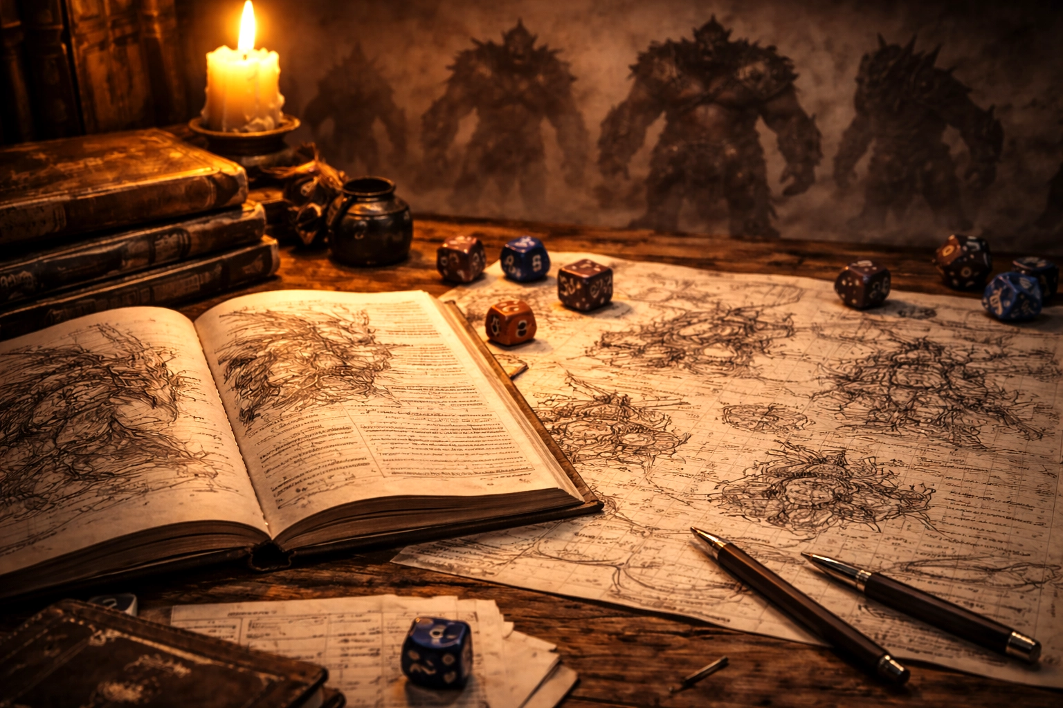 Creature Feature index page for scaled D&D 5e monsters and homebrew creatures