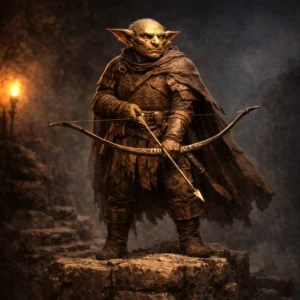 Goblin Sharpshooter ranged enemy for D&D 5E Creature Feature PDF