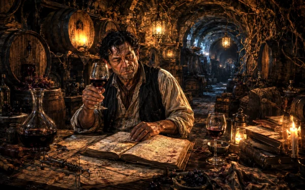 Creature Feature – Bramble Snobeedle Bramble Snobeedle seated alone inside the Snobeedle wine cellar surrounded by barrels and ledgers.