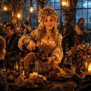 Creature Feature – Honeybell Snobeedle Honeybell Snobeedle hosting a vineyard tasting event while tension and fear build around the orchard outside.