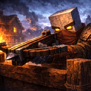 Minecraft-inspired pillager ranged creature for tabletop RPGs