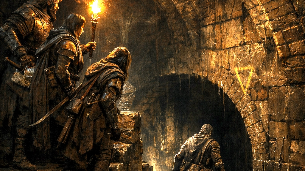 Adventurers descend into Waterdeep’s sewers beneath the city streets