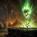 The Flameskull reforms from scattered ashes inside the ancient dwarven smelter of Wave Echo Cave as the exhausted Voxels & Valor party watches in disbelief.